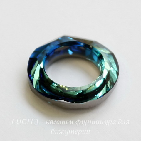 4139 Подвеска Сваровски Cosmic Ring Crystal Bermuda Blue (20 мм) ()
