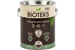 Антисептик Текс Bioteks лессирующий (2 в 1) бесцветный (2,7л) под коллеровку