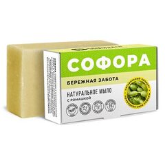Мыло Бережная забота с софорой и ромашкой ТМ Крымский Лекарь