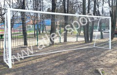 Ворота футбольные алюминиевые 7.32 х 2.44 м. переносные (пара), d=100мм.
