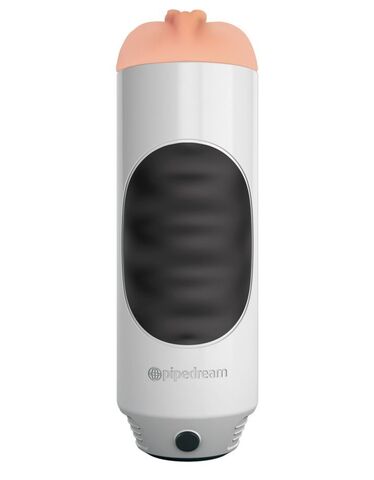 Вибромастурбатор-вагина с мягкой тубе Pipedream Extreme Toyz Mega Grip Vibrating Stroker Pussy