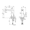 Ideal Standard Tonic II A6333AA Смеситель для раковины однорычажный