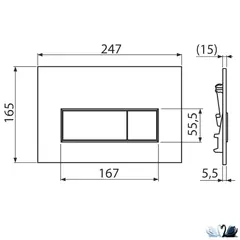 Комплект AlcaPlast SET 4 в 1: инсталляция, звукоизоляция, крепления, клавиша M570