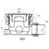 RGW 12350499-0101 Душевой поддон 90*90*14 RGW SMC/R-C-099W Белый/Полукруг   (8 ножек в комплекте + сифон)