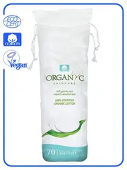 Ватные диски из органического хлопка "Organyc", 70 шт