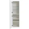 BelBagno DUE-1500-2A-SC-BM-P DUE Шкаф подвесной с двумя распашными дверцами с доводчиками, с двумя полками, универсальный, Белый металлик, 400x300x1500
