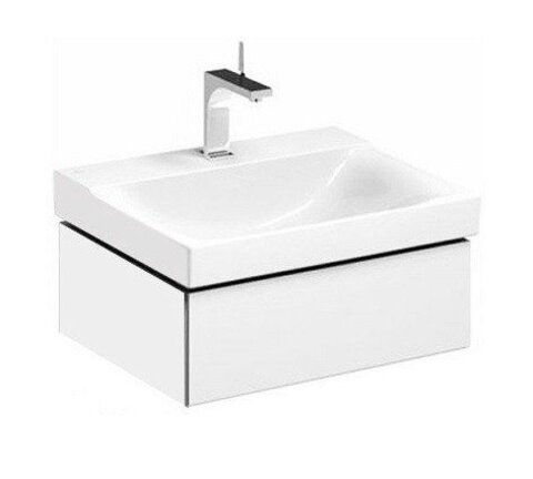 Geberit Xeno2 500.505.01.1 Тумба под раковину, 58x22x46.2см, Белый / Высокоглянцевое покрытие