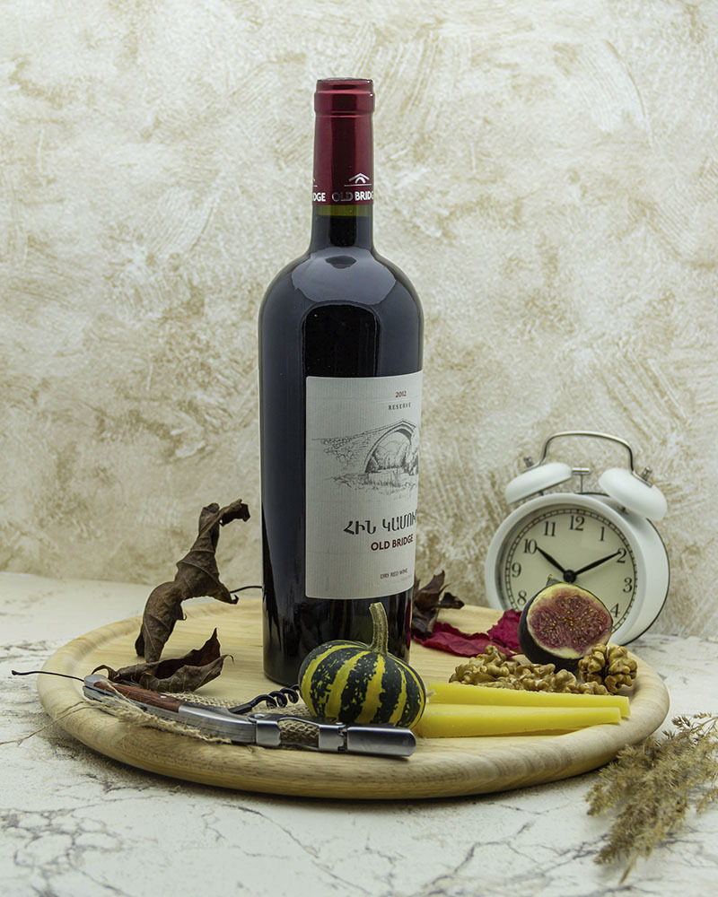 Вино Old Bridge Резервное Красное Сухое 2012 г.у. 14,0% 0,75 л, Армения