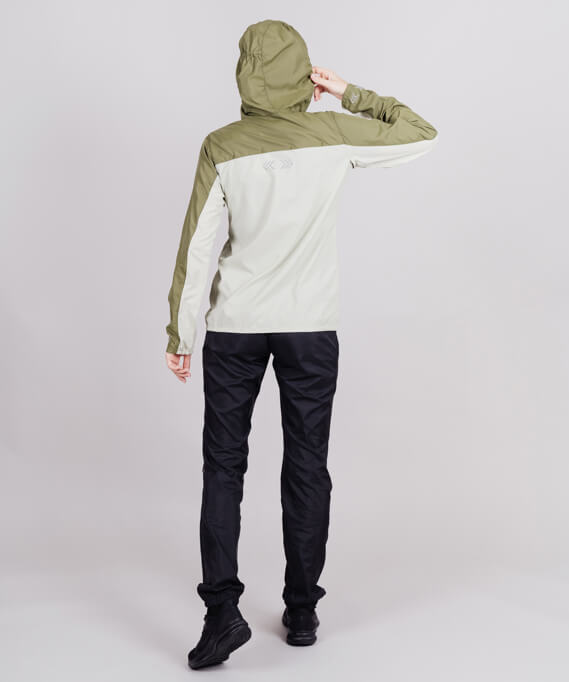 Женский беговой костюм Nordski Rain light green-olive - 3