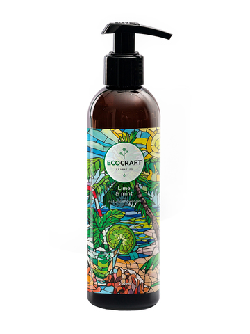 ECOCRAFT Гель для душа Lime and mint Лайм и мята (250 мл)
