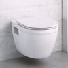 BelBagno BB2034SC Сиденье дюропластовое с быстросъёмными петлями, механизмом Soft Close, цвет: белый
