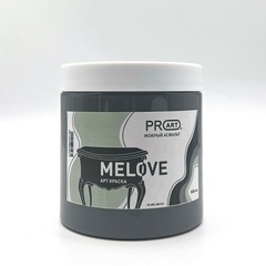 Акриловая меловая матовая краска MELOVE, №19 Мокрый асфальт, ProArt