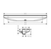 Hansgrohe Rainfinity 26843340 Подключение для душевого шланга | с держателем лейки (чёрный хром шлифованный)