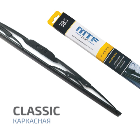 Щетка стеклоочистителя MTF light CLASSIC, классическая, графитовое покрытие, 480мм (19''), 1 шт. Щетка стеклоочистителя MTF light CLASSIC, классическая, графитовое покрытие, 480мм (19''), 1 шт.