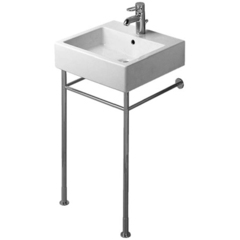Duravit Vero 30651000 Металлическая консоль регулировка по высоте + 50 мм, хром для умывальника фото