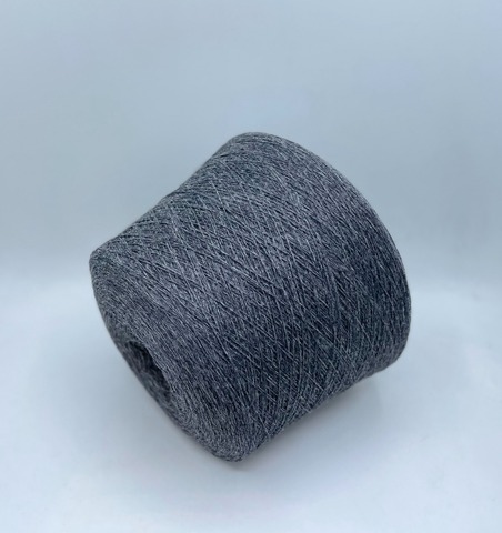 Zegna Baruffa (пр.Италия), art-Kent , 2/18 900м/100 гр. 100% Меринос, цвет-Темно-серый меланж(97/8) ,арт-28658