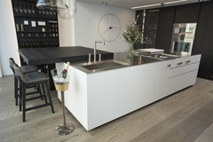 Напольная подставка CHAMPAGNERA G (орех/мрамор) в золотой отделке