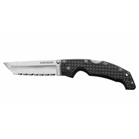 Складной нож Cold Steel 29ATS Voyager Large Tanto 4 Point Serrated Edge