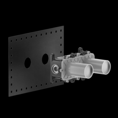 Gessi 54073#239 Встраиваемая часть однорычажного смесителя для ванны/душа, цвет Steel brushed фото