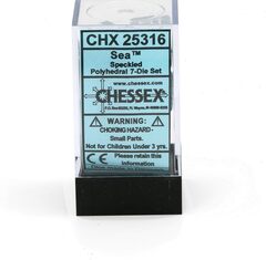 Chessex 7-dice set Sea