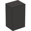 Geberit Smyle Square 500.360.JK.1 Шкафчик с одной дверцей, 36x60x32.6см, Темно-серый / Матовое покрытие