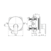 Ideal Standard Connect Air A7034AA Смеситель встраиваемый на 1 потребителя