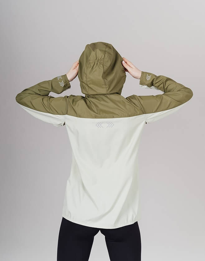 Женский беговой костюм Nordski Rain light green-olive - 5