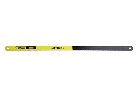 STAYER 24 TPI, шаг 1 мм, 300 мм, 10 шт, полотно для ножовки по металлу (1588-S10)
