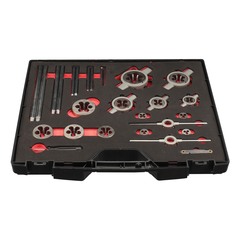 Набор метчиков и плашек M3 -M24 HSS-G 64пр H-Tools 340240HT (З)