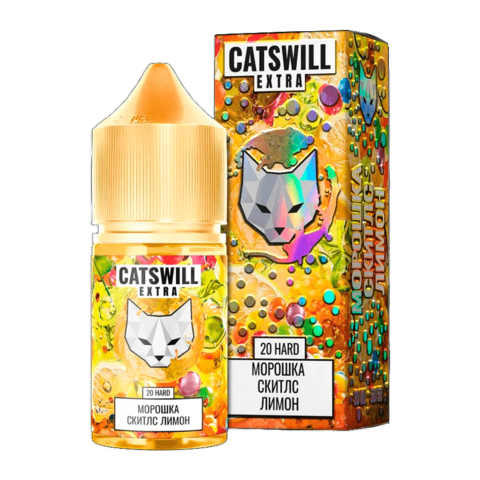 Жидкость CATSWILL EXTRA Salt 2% HARD 30 ml - Морошка Скитлс Лимон