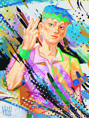 Открытка "JoJo's Bizarre Adventure Rohan"