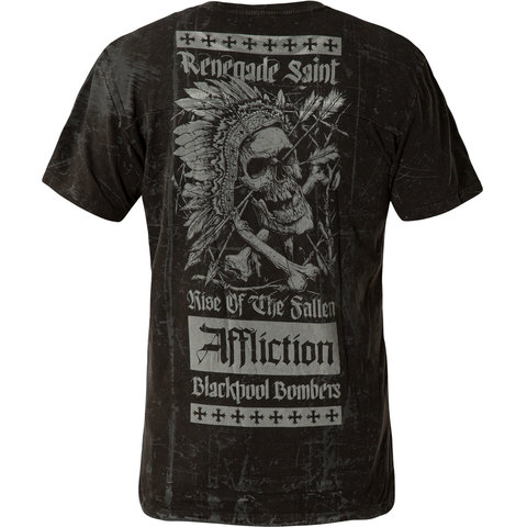Affliction | Футболка мужская FALLING A21313I спина