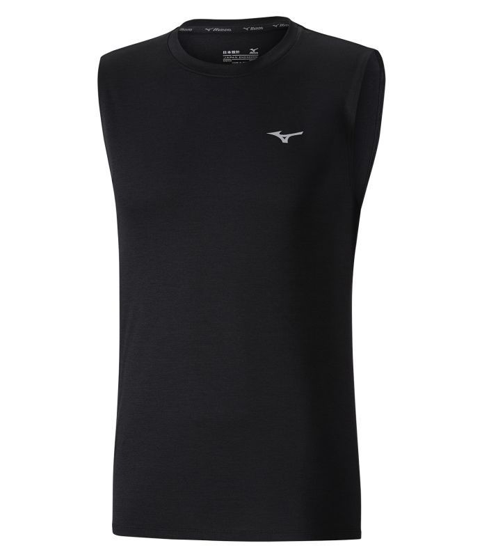 Майка для бега мужская Mizuno Impulse Core Sleeveless черная