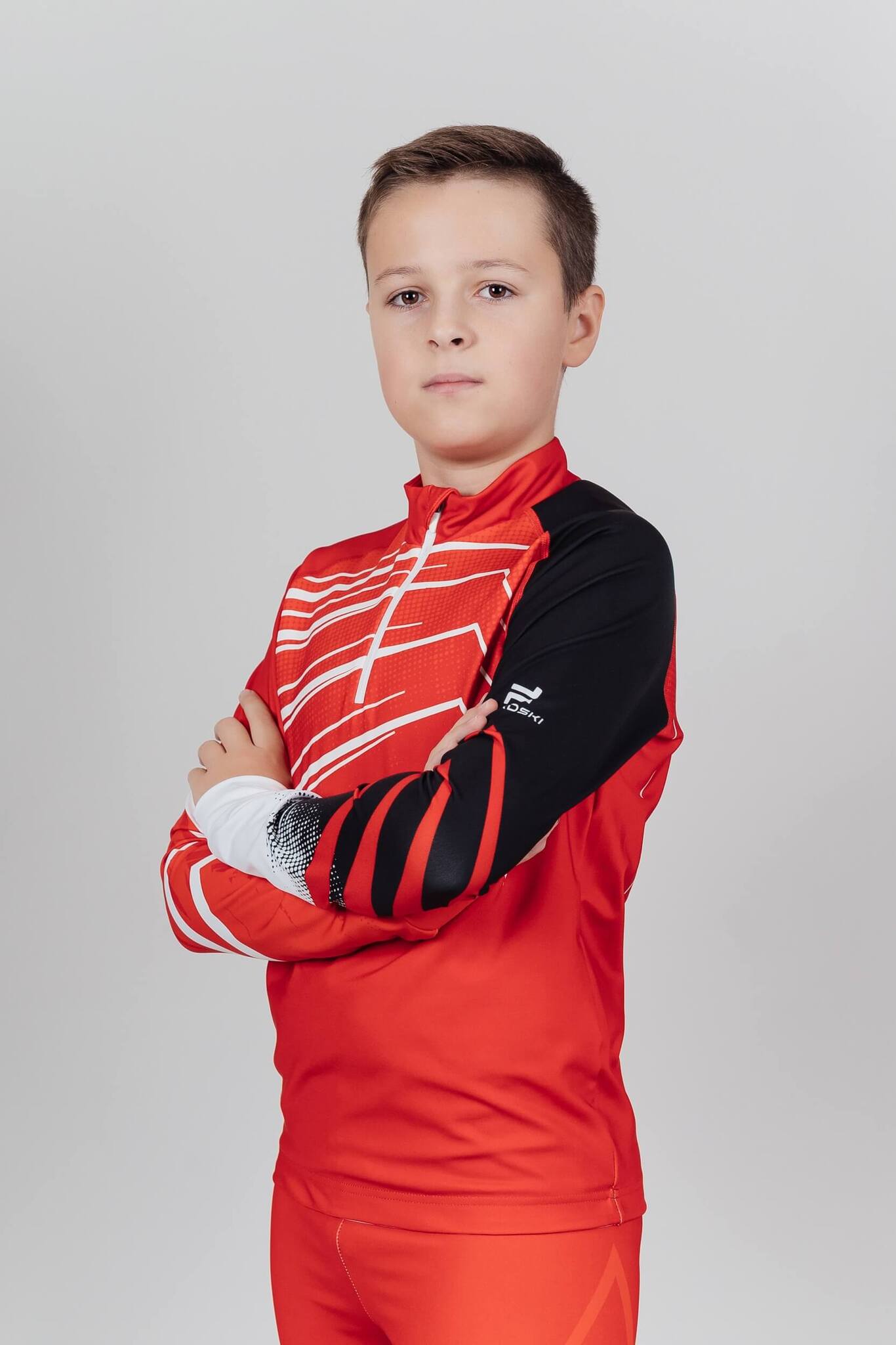 Детский и подростковый лыжный гоночный костюм Nordski Jr Pro red-black - 6
