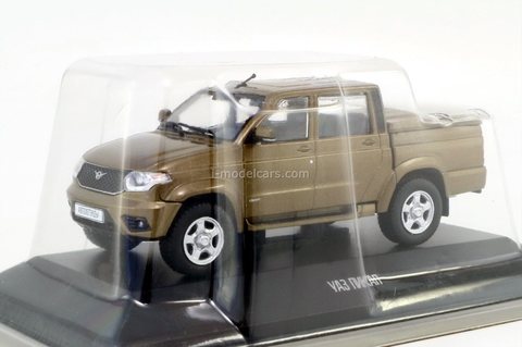 UAZ Patriot Pickup 2016 brown 1:43 DeAgostini Auto Legends New Era #3