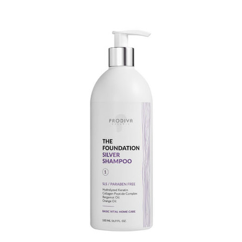 Prodiva Silver The Foundation Shampoo - Шампунь серебристый тонирующий