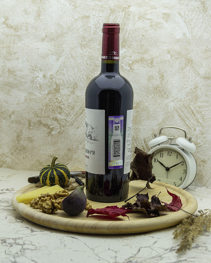Вино Old Bridge Резервное Красное Сухое 2012 г.у. 14,0% 0,75 л, Армения