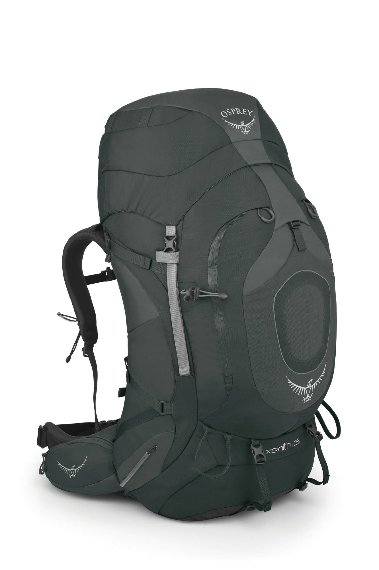Туристические рюкзаки Рюкзак туристический Osprey Xenith 105 Xenith_105_Side_Graphite_Grey_web.jpg