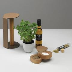 Набор солонка/перечница фигурная 8х10х3см Nupo brown LindDNA-981869