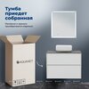 Aquanet 336550 Тумба Бруклин 82 2 ящ. цв. белый глянец (336550)