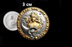 Силиконовый молд Знак зодиака Дева 3 см