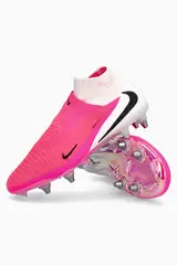 Бутсы Nike Phantom 6 High Elite SG-PRO - розовый