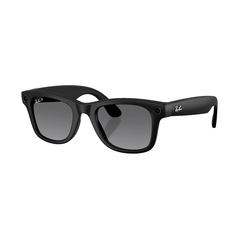 Умные очки Ray-Ban Wayfarer Matte Black / Polar Gradient Graphite 150 - 50 (RW4006)