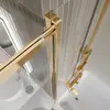 BelBagno LUCE-VF-11-100/145-C-ORO Душевая шторка на ванну