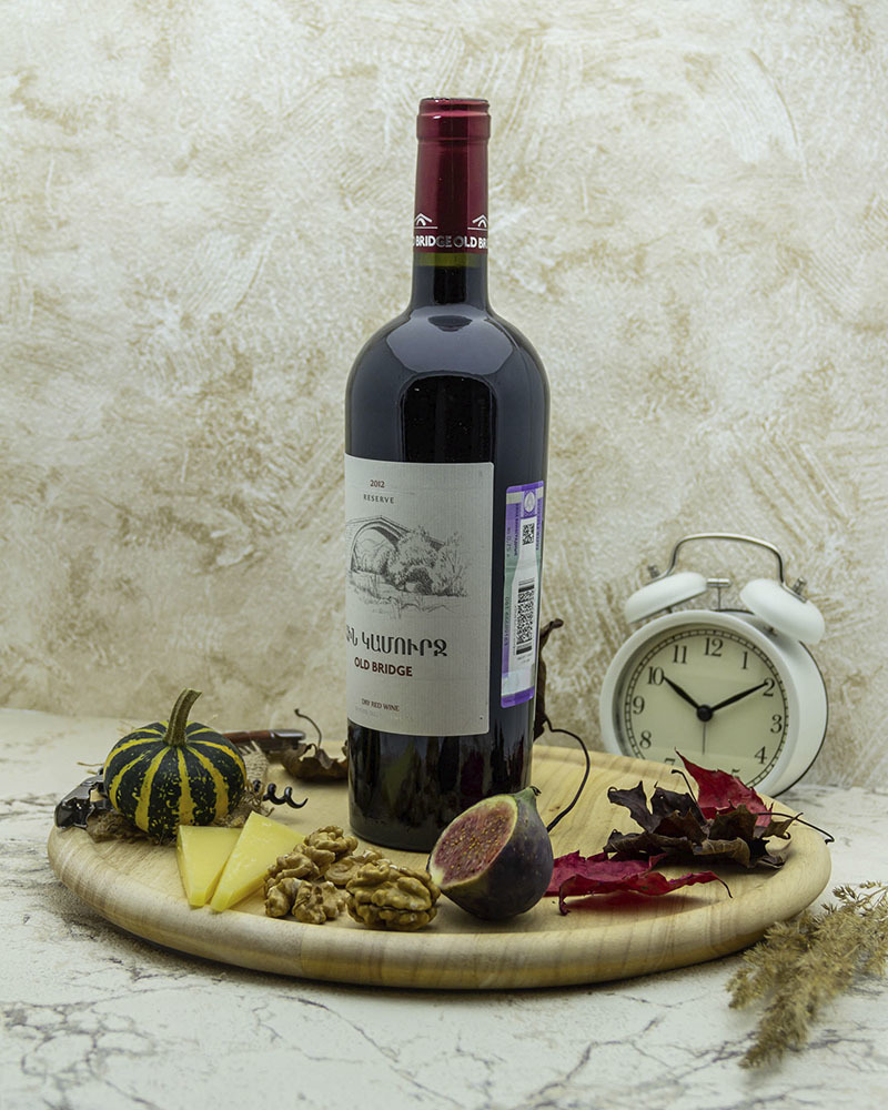 Вино Old Bridge Резервное Красное Сухое 2012 г.у. 14,0% 0,75 л, Армения