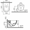 VitrA Sento 7748B003-0075 Унитаз подвесной безободковый