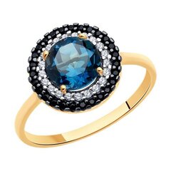 714973-kolco-iz-zolota-585-proby-s-london-topazom-i-chernymi-fianitami