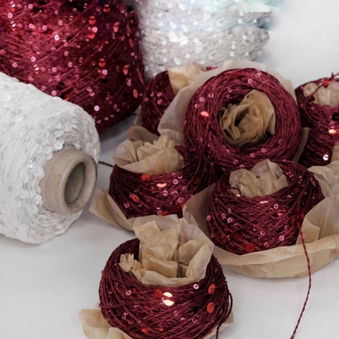 Пайетки на хлопке LUMIERE Rodina Yarns