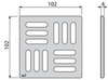 Alcaplast MPV001 Накладная панель для трапа 10,2x10,2 см