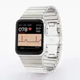 Умные часы здоровья с ЭКГ HEALTHBAND Pro №5 Premium, серебристый